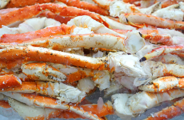 istock close up on frozen snow crab legs 1966815082