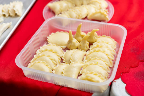 Xiaolongbao refers to a type of small Chinese steamed bun traditionally prepared in a xiaolong, a small bamboo steaming basket, hence the name.