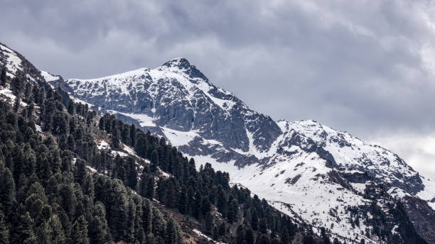 istock Snow-capped mountains, a breathtaking alpine landscape, Tyrol, Austria 1966932958