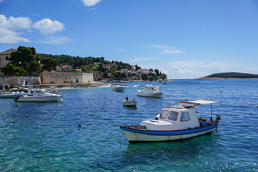 boats on adriatic sea (Hvar)