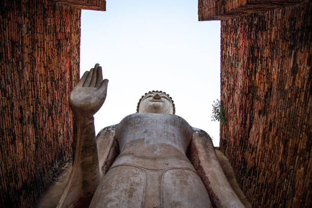 The Wat Mahathat is located in the central zone of the Sukhothai Historical Park in the center of the old walled town.