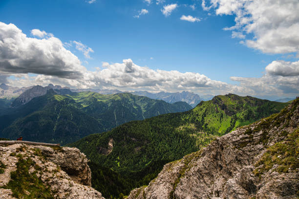 istock mountain landscape inside Val di Fassa, Dolomites 1967032502
