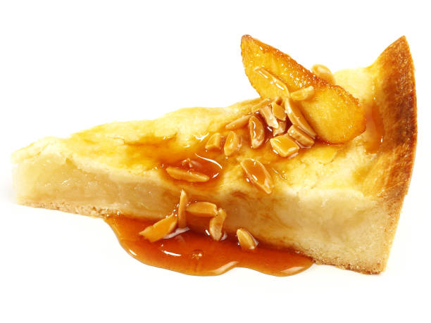 istock Apple Cake with Butterscotch Almond Topping 1967041572