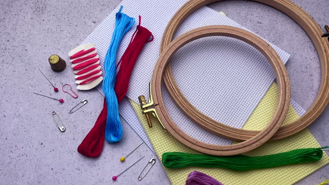 Supplies for hand embroidery
