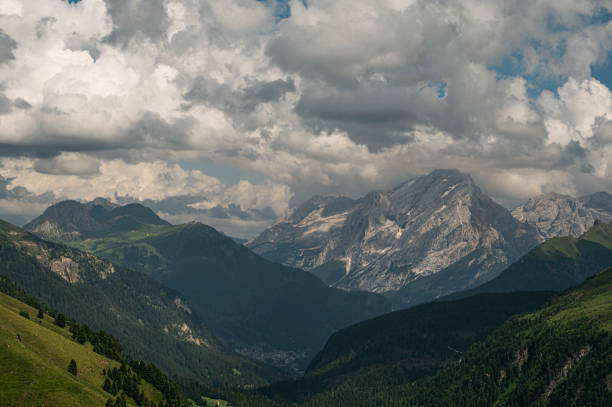 istock mountain landscape inside Val di Fassa, Dolomites 1967107033