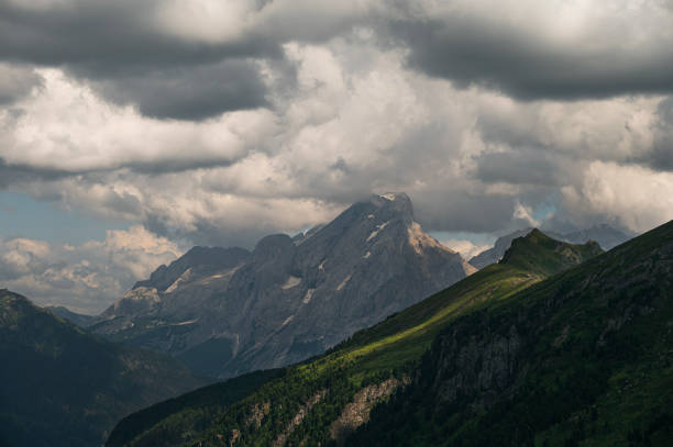 istock mountain landscape inside Val di Fassa, Dolomites 1967119825