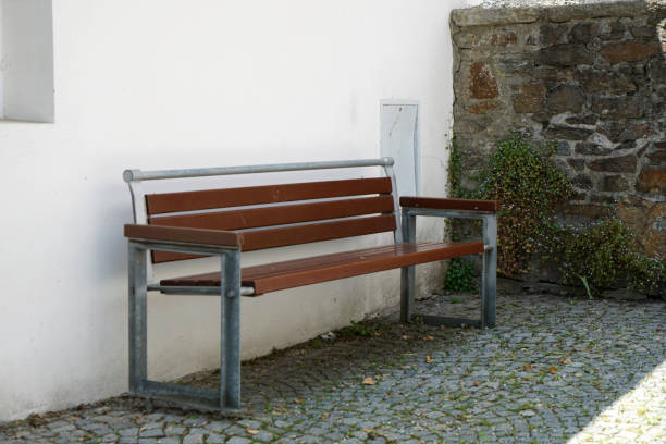 istock Benches and chairs at tables invite you to relax 1967122501