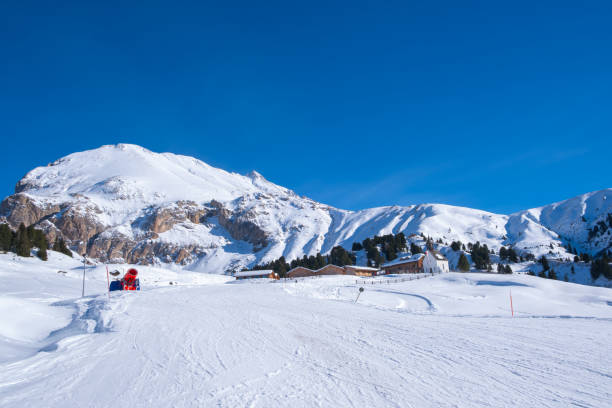 Perfect ski slopes in Alpe Di Siusi - Dolomites - Italy