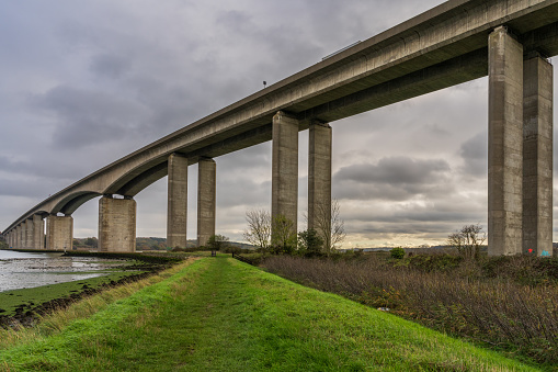 Orwell Bridge near Ipswich, Suffolk, England, UK
