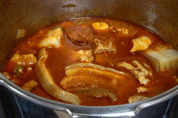 istock A pot with Andalusian chickpea stew, close-up. 1967316111
