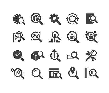 Search Icons - Classic Series