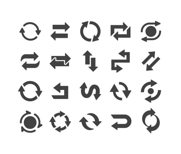 kuvapankkikuvitukset aiheesta käänteiset ja vaihdettavat kuvakkeet - classic-sarja - konservoida