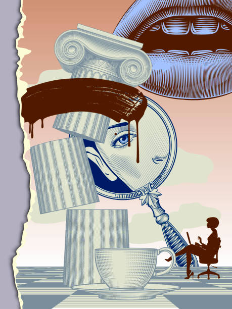 istock Collage in the style of a color engraving 1967473842