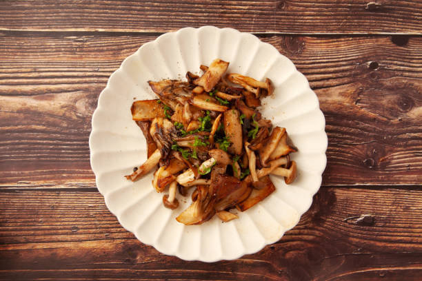 istock Stir-fried mushrooms with butter and soy sauce 1967540838