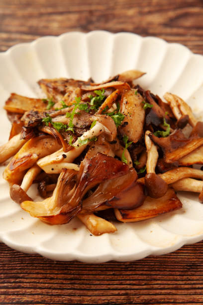 istock Stir-fried mushrooms with butter and soy sauce 1967540840