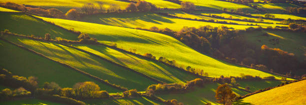 istock view over exmoor national park somerset devon england UK 1967552528