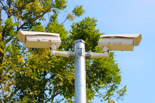 istock Outdoor cctv video surveillance cameras 1967616541