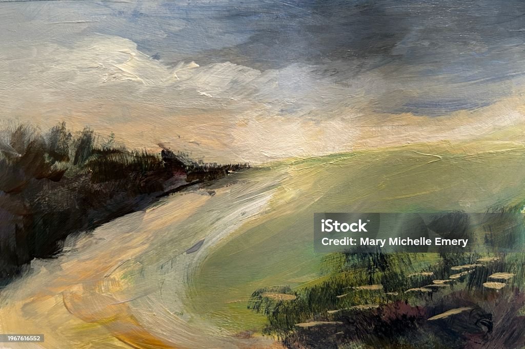 Tracker Landscape Image Wild Landscape With Track Stock Illustration - Download Image Now ...