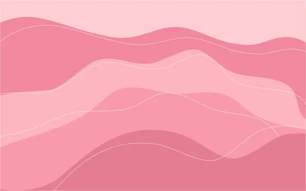 Vector illustration of Pink theme background geometric design for presentation. Pink gradient Valentine abstract background , Pink Valentine wave gradient colorful fluid gradient abstract design wallpaper.