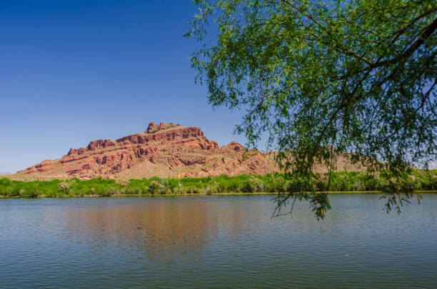 The Salt River runs from eastern Arizona and joins the Gila River west of Phoenix.  It is used to maintain many reservoirs in the mountains east of Phoenix, the largest being The Theodore Roosevelt Reservoir.  These reservoirs provide water to the Phoenix area as well as creating excellent recreational opportunities.