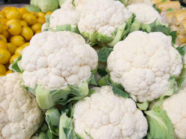 istock fresh cauliflower in market 1967872839