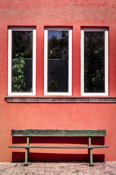 istock Peach Colored Building Detail 1967916152