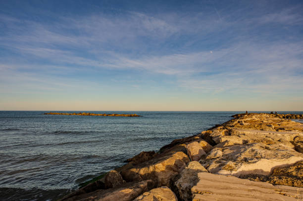 istock Adriatic Sea. Martinsicuro, Teramo. Spectacular sunset 1967985253