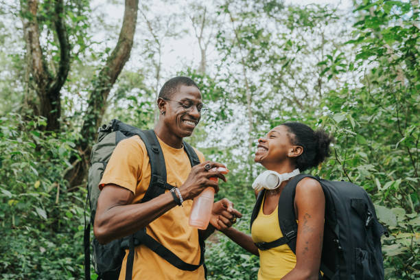 istock Water break on the forest trail 1968001513
