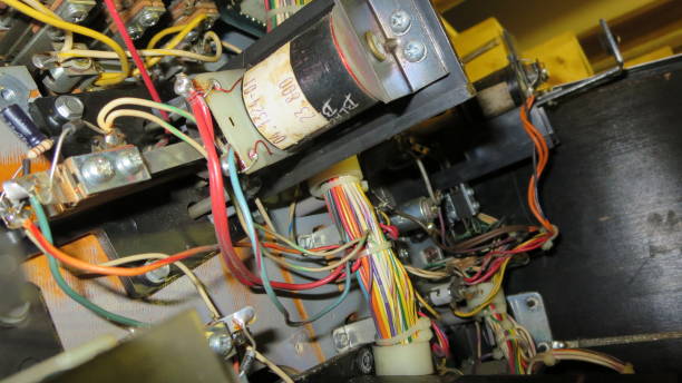 istock Circuit boards and solenoids for pinball 1968029432