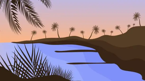 Vector illustration of Summer Scene 27