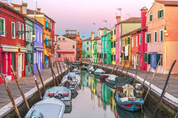istock Burano, Venice, Italy Colorful Buildings 1968073813