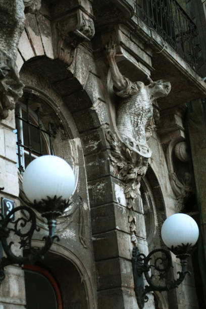 istock architectural element of a historical building facade 1968169676