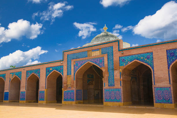 shah jahan mosque in thatta, pakistan. - makli zdjęcia i obrazy z banku zdjęć