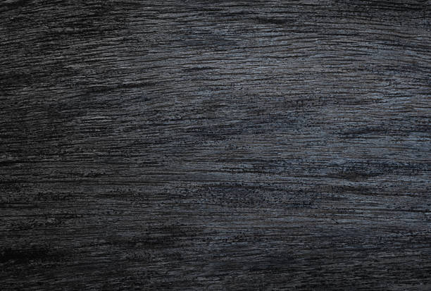 Dark wood texture background. Vintage old black boards hardwood