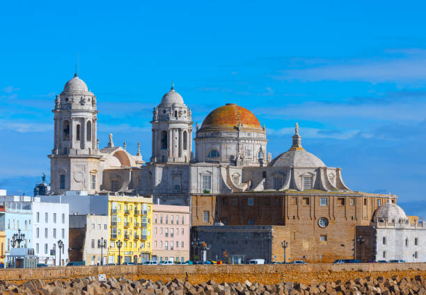 istock Awesome view of Cadiz cathedral 1968485155