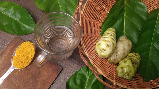 Herbal concoction from natural noni fruit