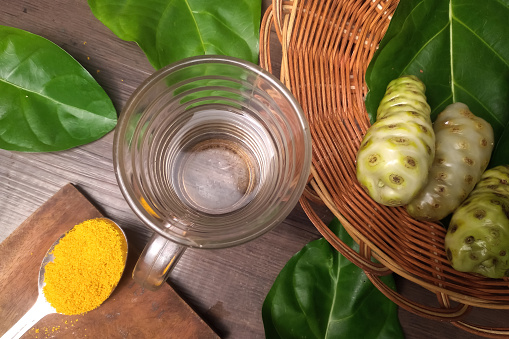 Herbal concoction made from noni fruit herbal ingredients