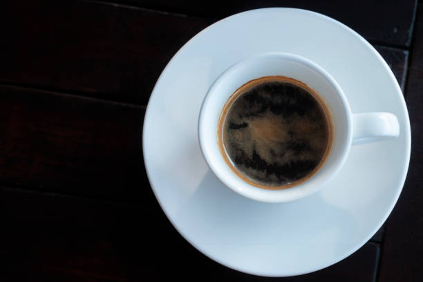 istock A cup of espresso coffee is photographed from above 1968701664