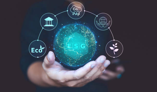 istock ESG (environmental, social and governance) concept, Business sustainable and ethical Network connection and develop green energy concept. 1968805511