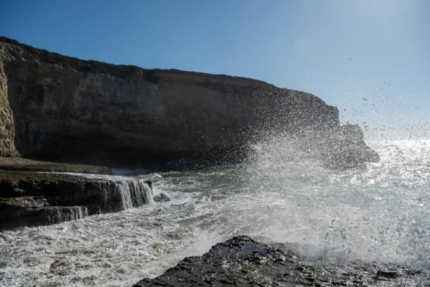 Abundant rains feed the torrents that flow into the sea everywhere.