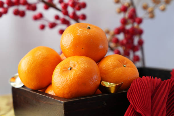 istock Mandarin Oranges Fruit Chinese New Year. 1969029873