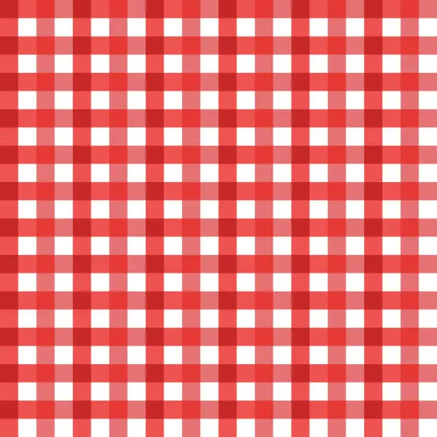 Vector illustration of Plaid pattern.