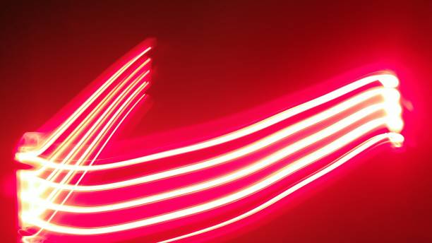 istock red neon light. out of focus neon effect. defocused 1969192820
