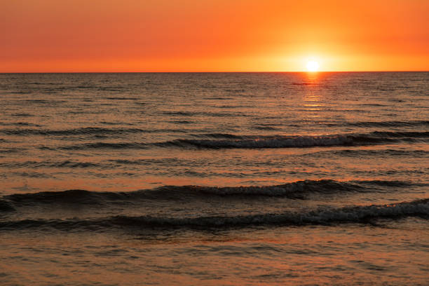 istock Sunset on the sea as a background 1969217967