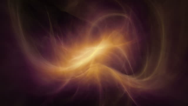 Fractal flame, gas, nebula, smoke, fire or plasma. Looping abstract animation background.