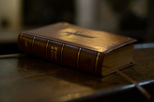 Holy Bible in Catholic church