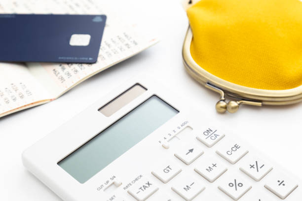 istock Calculator, wallet and bankbook. 1969494363