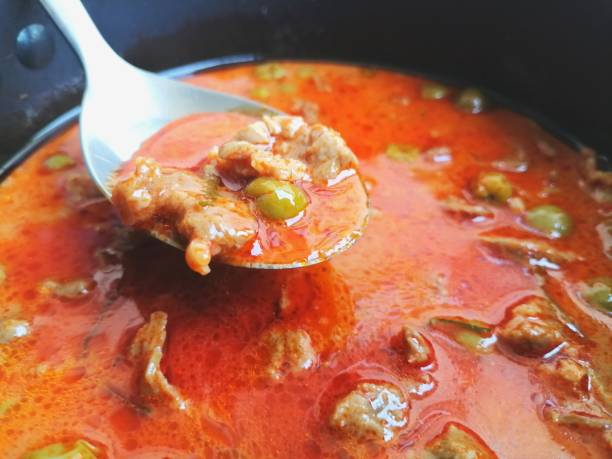 istock Pork tikka masala curry Indian food 1969507631