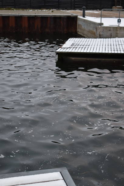 istock Part of an old harbor that has been transformed into a winter swimming facility. 1969553326