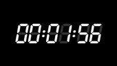 Digital Timer Countdown 4k Animation 4K Stock Video - Download Video ...